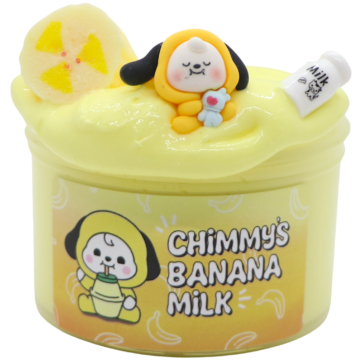 Banana 'N' Almond Milk Slime – Momo Slimes