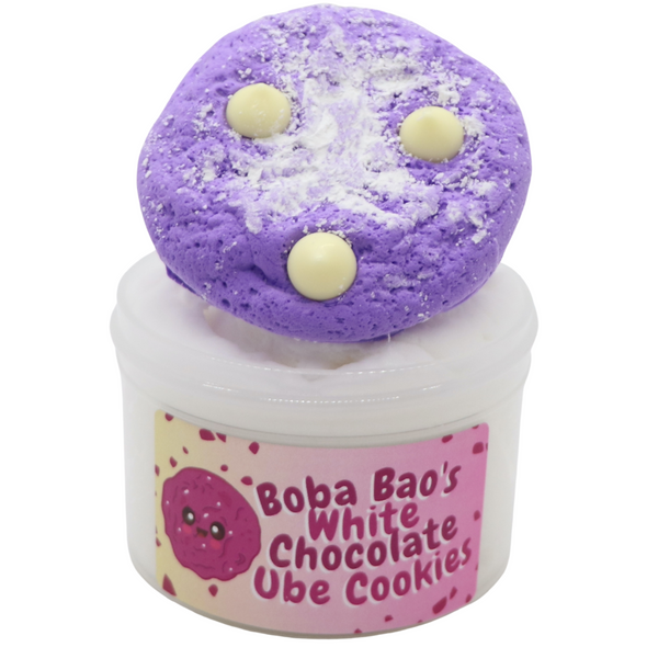 Boba Bao's White Chocolate Ube Cookies Slime