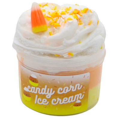 Candy Corn Ice Cream Slime