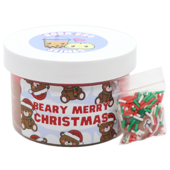 Beary Merry Christmas Slime