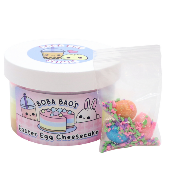 Boba Bao's Easter Egg Cheesecake Slime