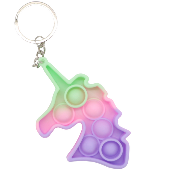 Unicorn Bubble Pop Keychain
